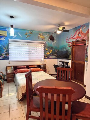 Desk, free WiFi, bed sheets, wheelchair access