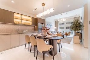 Dining - Partial Sea Views with Private Beach Access, Close to Marina (Dubai)