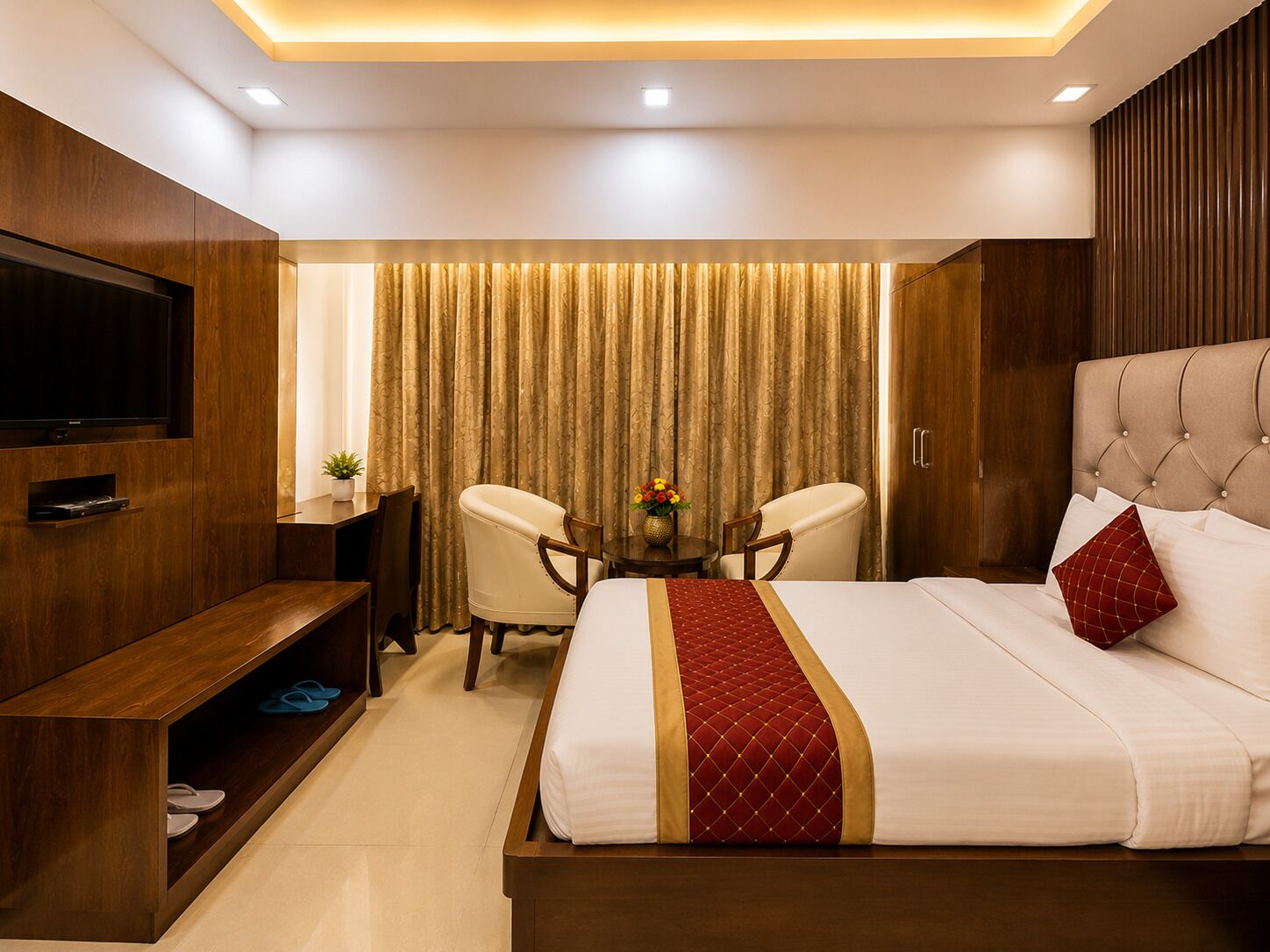 Standard Double or Twin Room, City View | Desk, WiFi (free)