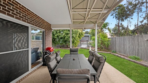 Outdoor dining