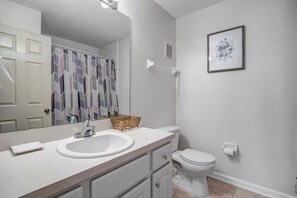 Shower, hair dryer