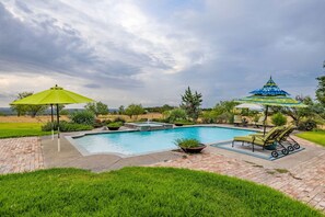 Una piscina riscaldata