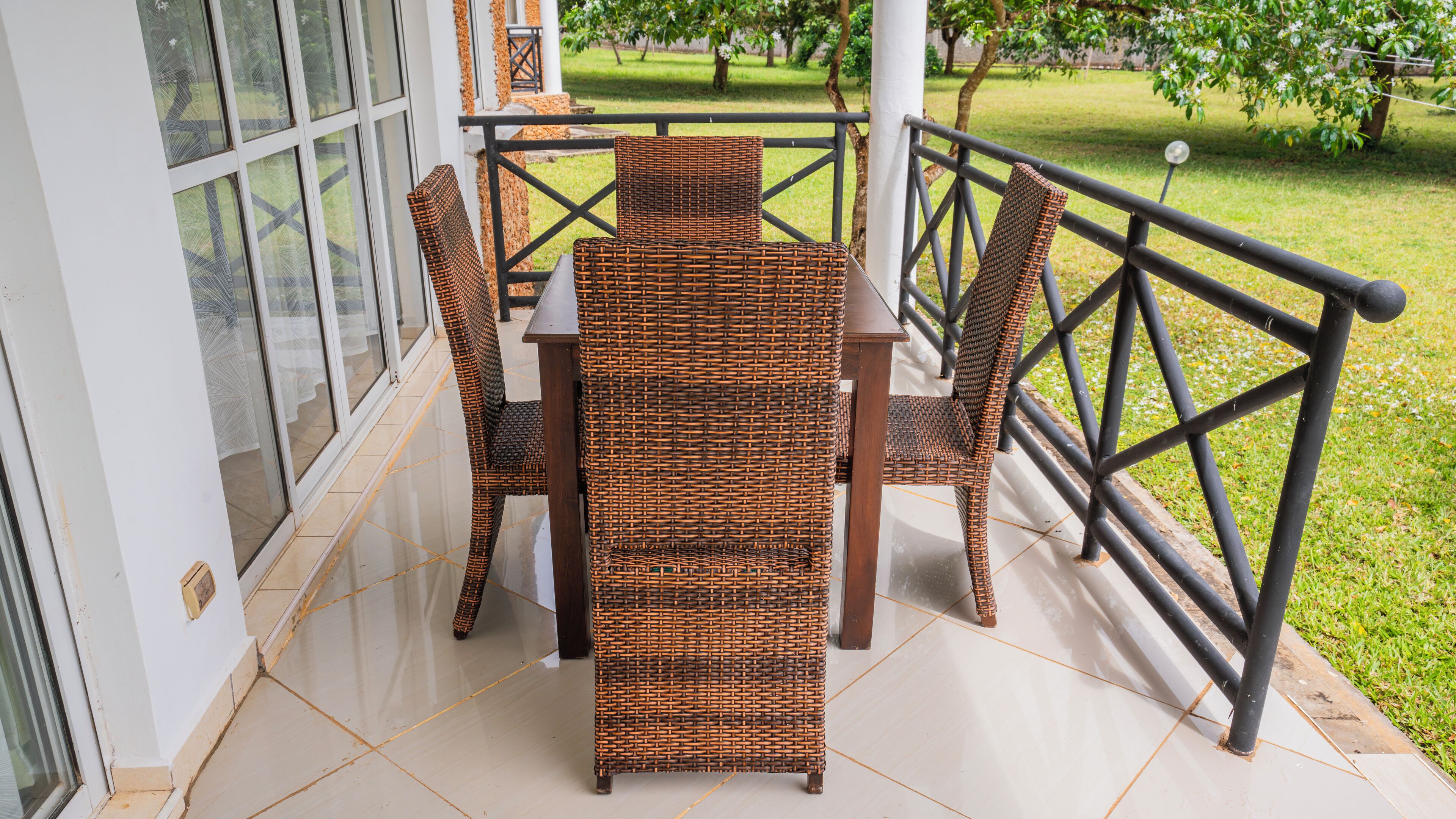 Villa Deluxe, vista al jardín | Terraza o patio