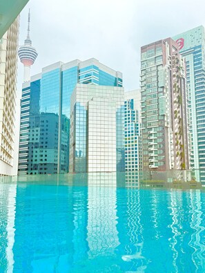 Indoor pool, outdoor pool