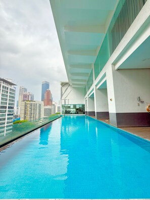 Indoor pool, outdoor pool