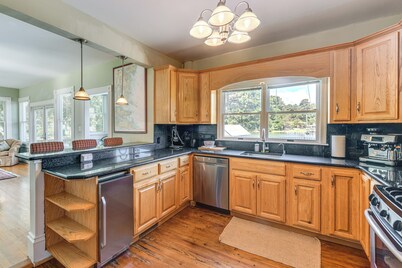 Historic Waterfront Home w/ Dock in Reedville!