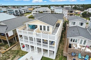Exterior - After Dune Delight - Ocean Front Home with Private Decks and On-Site Beach Acces (Kure Beach)