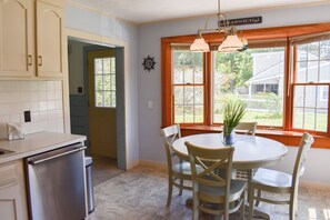 Dining - Light and bright two bedroom home in Harwich featuring central air! (West Harwich)