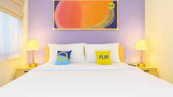 Flip King Room | 办公桌、免费 WiFi