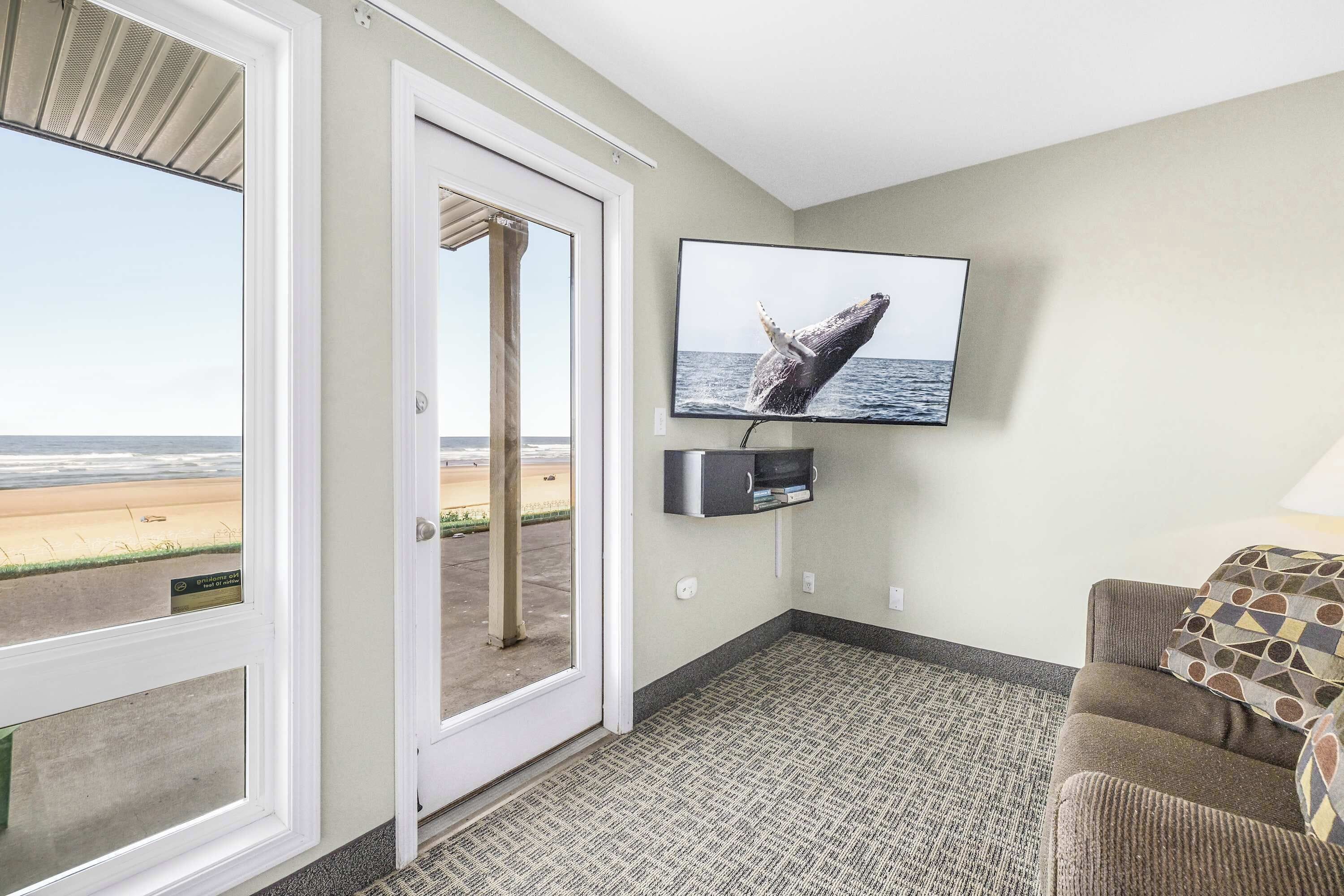 TV, DVD player, offices