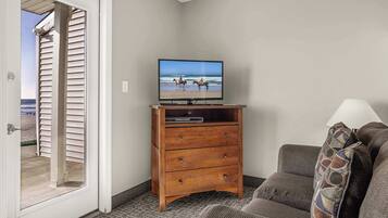 TV, DVD player, offices