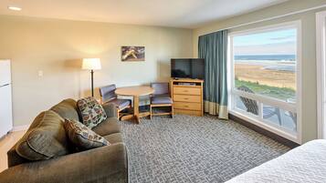 Televisión, reproductor de DVD y oficina