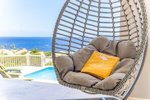 House - Sunset Sea View Villa With Private Pool BBQ (St. Marie)