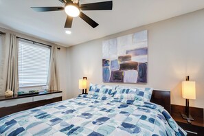 4 habitaciones, tabla de planchar con plancha y cuna de viaje 