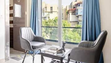 Deluxe Double Room, City View | Desk, laptop workspace, free WiFi