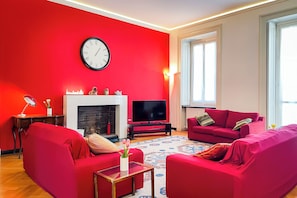 Superior Apartment, Mountain View, Tower | Living area - LuxRent Penthouse Crimea (Turin)