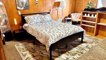 1 soverom, strykejern/-brett, wi-fi (inkludert) og sengetøy