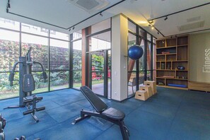 아파트, 흡연 | 1 개의 침실