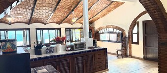 Marvelous 3-bedroom BEACHFRONT home on Los Ayala Beach