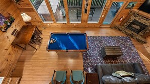 Games room - Cozy Rustic Cabin w/ Hot Tub & Pool Table (Sevierville)