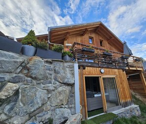Exterior - Chalet, balcony, fireplace or stove, parking, ski locker, 150m², Valloire (Valloire)