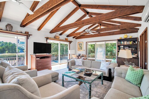 Steps away from the beach