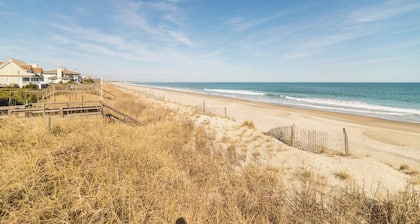 Steps away from the beach