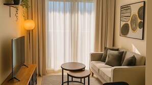 Living area - 1BHK. Burj View. Business Bay. Vera II (Dubai)