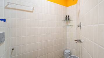 Villa | Bathroom | Shower, hair dryer, towels, soap