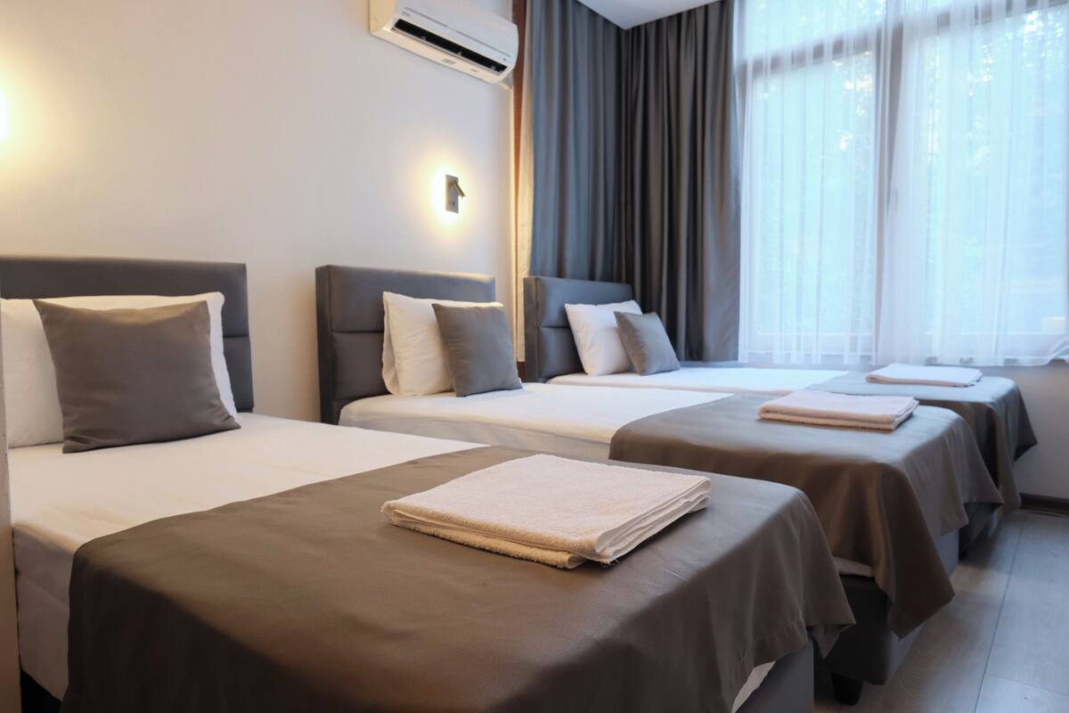 Deluxe Triple Room | Desk, WiFi (free), bed sheets