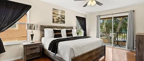 4 bedrooms, iron/ironing board, WiFi, bed sheets