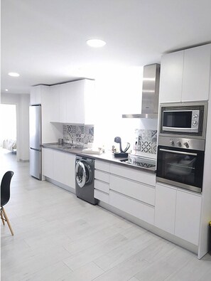 Microwave, oven, stovetop
