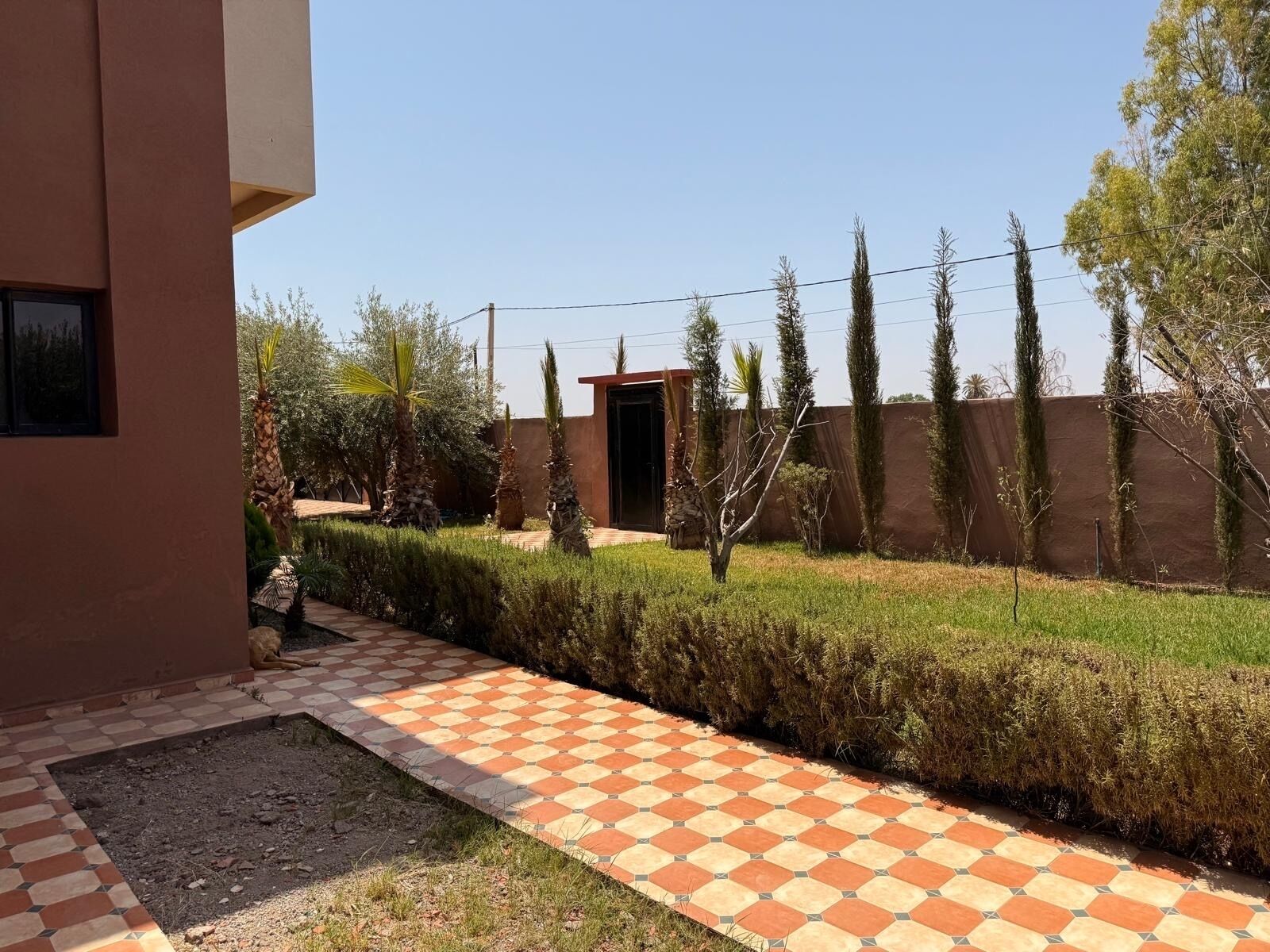 Enceinte de l’hébergement