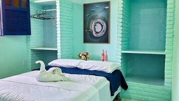 4 dormitorios, tabla de planchar con plancha, wifi y ropa de cama