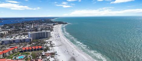 Sun loungers, beach towels