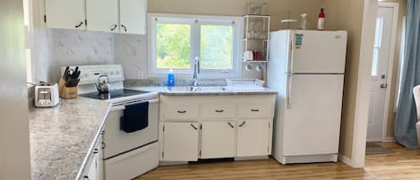 Microwave, oven, stovetop, paper towels