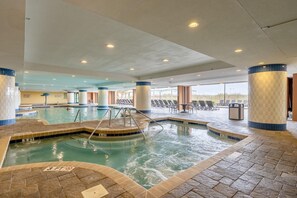 Indoor pool, a heated pool