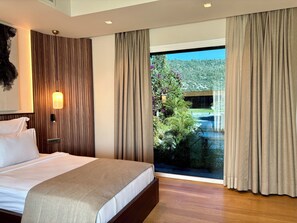 Standard-Zweibettzimmer, Meerblick | Ausblick vom Zimmer