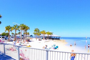 Sun loungers, beach towels