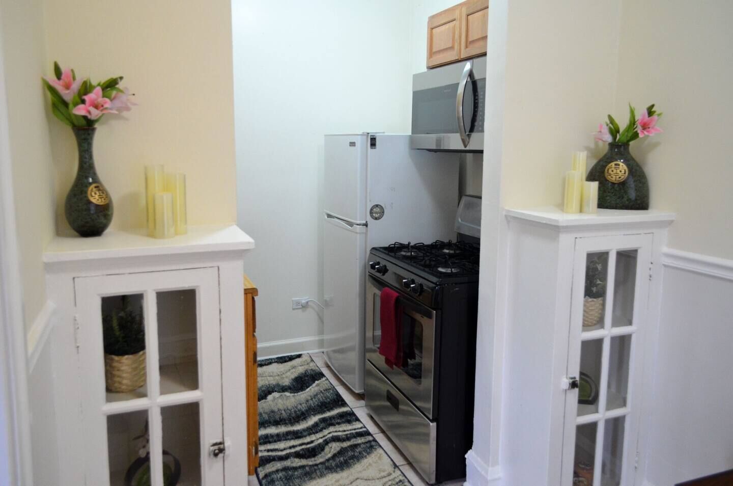 Microwave, oven, stovetop