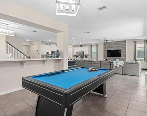 Games room - Amazing 9 bedroom Vacation Home at Solara Resort!! (Kissimmee)