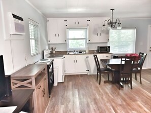 Microwave, oven, stovetop