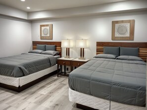 3 slaapkamers, een strijkplank/strijkijzer, gratis wifi, beddengoed