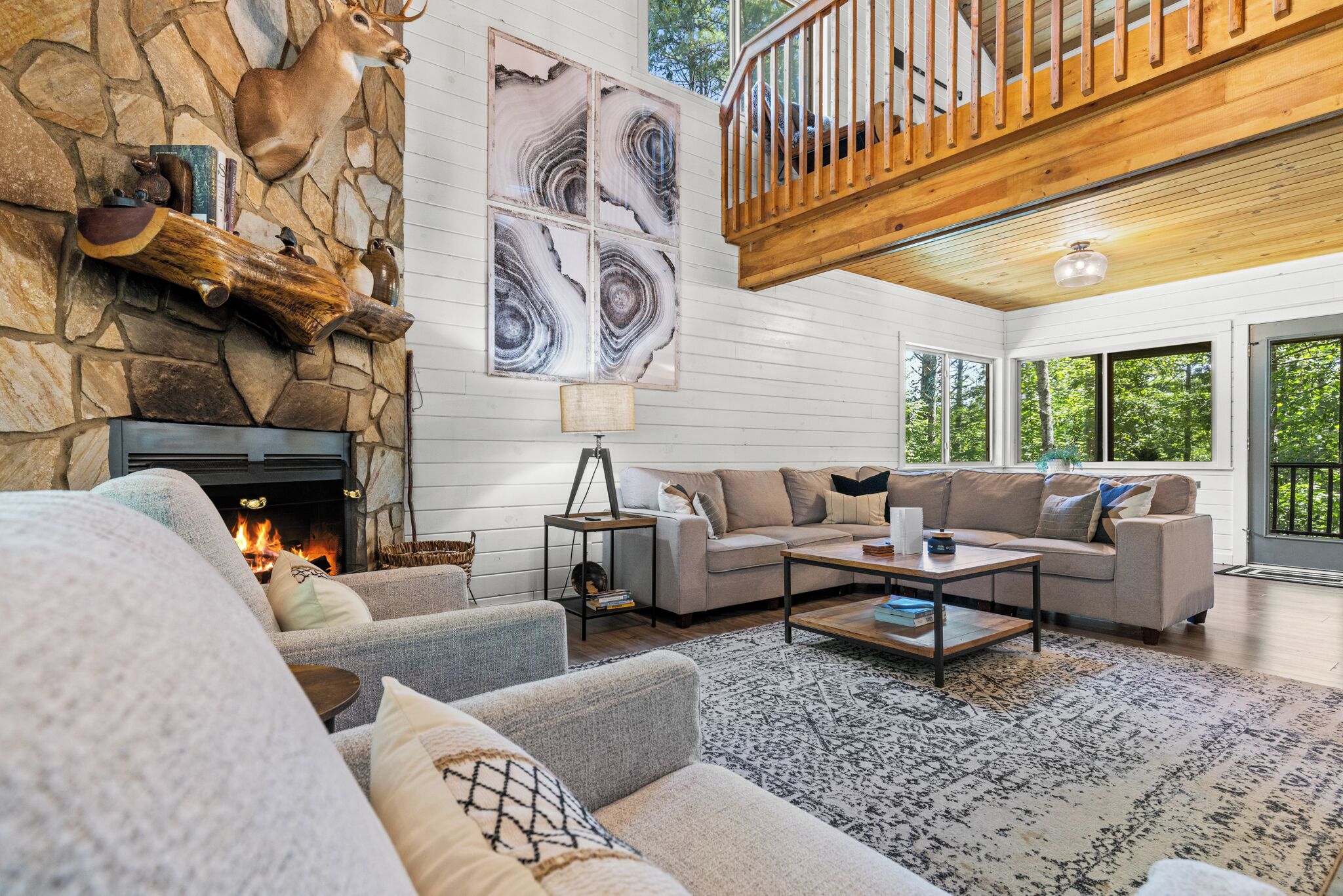 Área de sala de estar