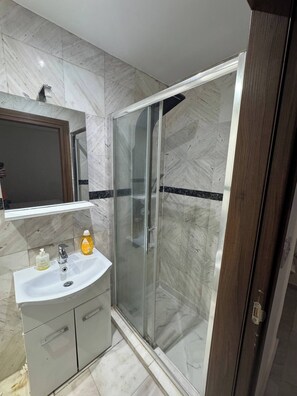 Căn hộ, 1 phòng ngủ, hút thuốc | Phòng tắm