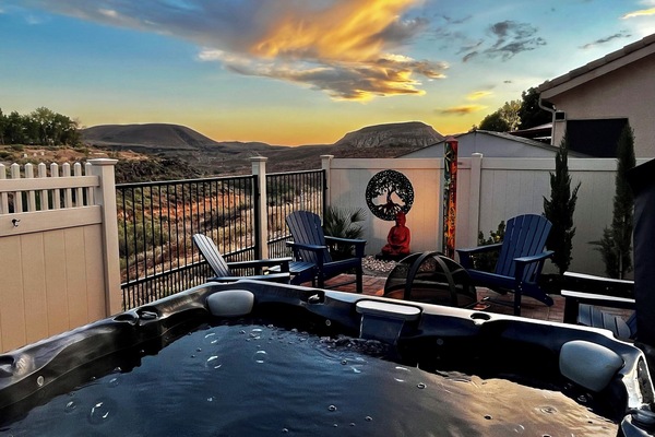 Idromassaggio all'aperto