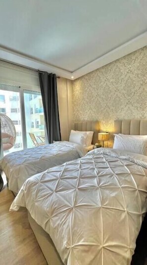 2 bedrooms, Internet, bed sheets