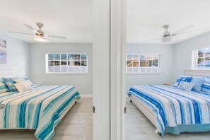 2 bedrooms, iron/ironing board, travel cot, free WiFi
