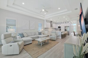Smart TV - New! Sunset Walk – Brand New Luxury Home, Just a Short Stroll to Vanderbilt Beach (Naples)