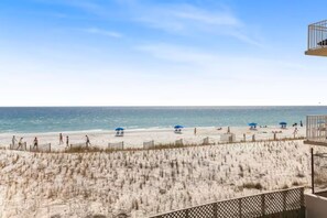 Aan het strand